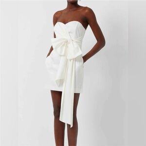 NWT French Connection Strapless Tie Mini Dress